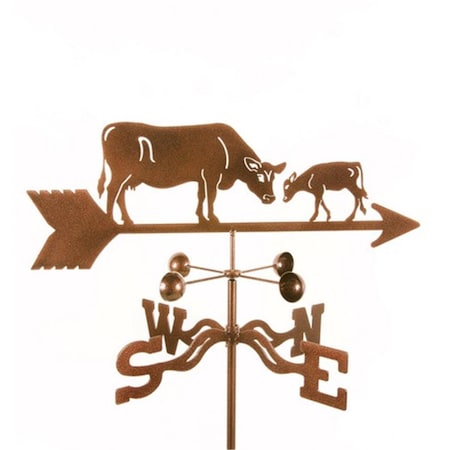 Ez Vane Cow with Calf Weathervane - Roof Mount EZ124176